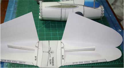 He-178 Wing model